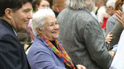 Anne Taylor '63 at Knox's annual Pumphandle.